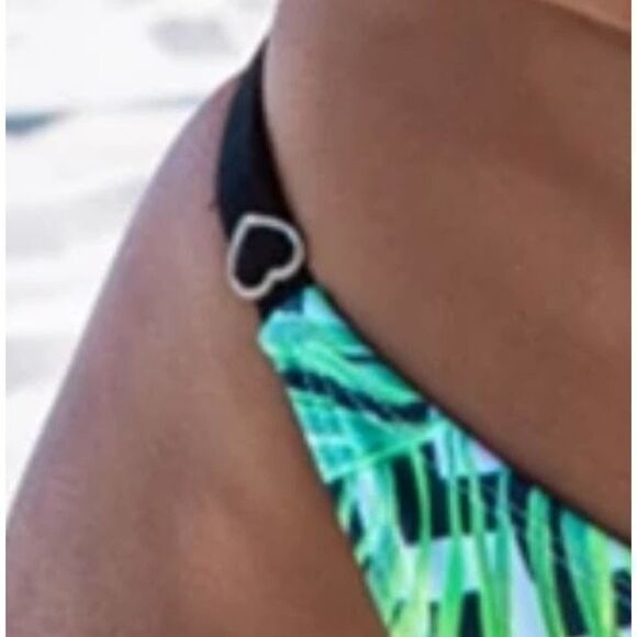 Floral Chevron Fern Triangle Bikini XL - Picture 3 of 6